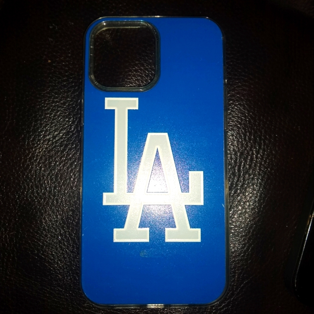 "LA" blue Iphone 13 max Case